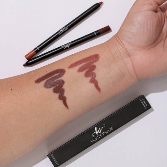 Beauty Vaulte Ultimate Lip Liner Duo Cocoa, Caramel makeup Lipcare Cosmetics New - Picture 3 of 6